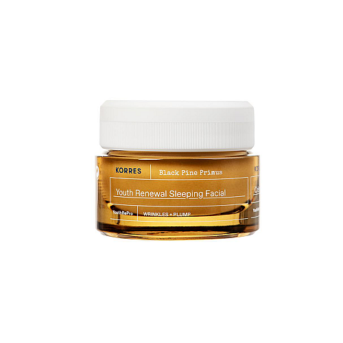 KORRES Black Pine Primus Λείανση Ρυτίδων + Ελαστικότητα Κρέμα Νεότητας Νύχτας, 40ml