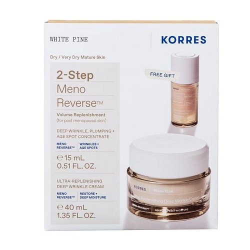 Korres White Pine Σετ Περιποίησης για Αντιγήρανση 2τμχ