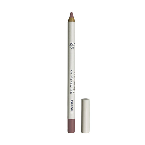 Korres Solid Color Μολύβι Χειλιών 01 Neutral Mauve