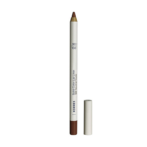 Korres Solid Color Μολύβι Χειλιών 02 Neutral Nude