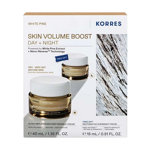 Korres Skin Volume Boost Σετ Περιποίησης για Αντιγήρανση & Ενυδάτωση 2τμχ
