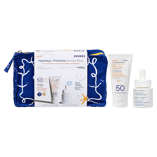 Korres Yoghurt Hydrating + Protective Suncare Ritual Σετ με Αντηλιακό 3τμχ