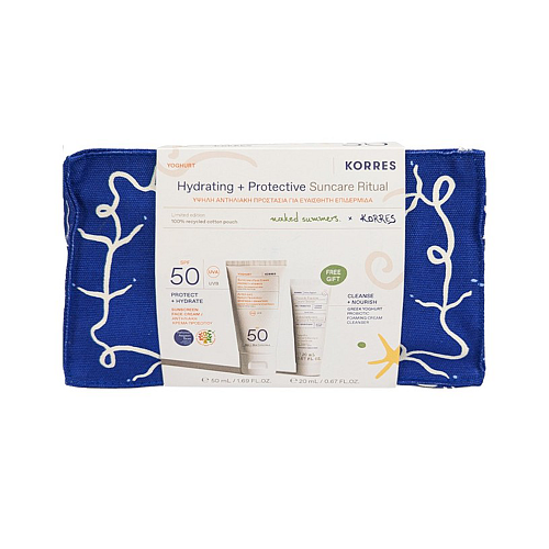 Korres Yoghurt Σετ με Αντηλιακό Προσώπου SPF50 2τμχ