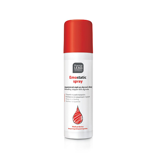 Pharmalead Emostatic Spray Αιμοστατικό Spray για την Αποκατάσταση Επιφανειακών Πληγών, 60ml
