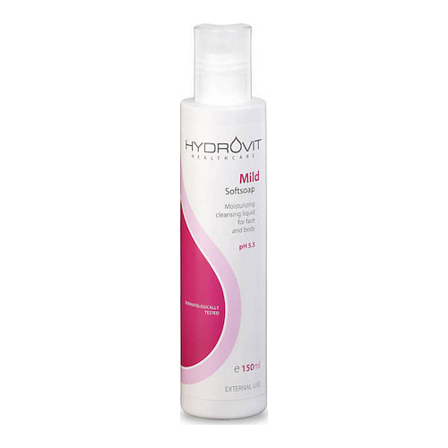 Target Pharma Hydrovit Mild Soft Soap Ph5.5 Υγρό Καθαρισμού Προσώπου για Ακνεϊκές Επιδερμίδες 150ml