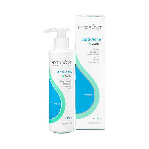 Target Pharma Hydrovit Anti-Acne Gel Καθαρισμού Προσώπου για Ακνεϊκές Επιδερμίδες 150ml