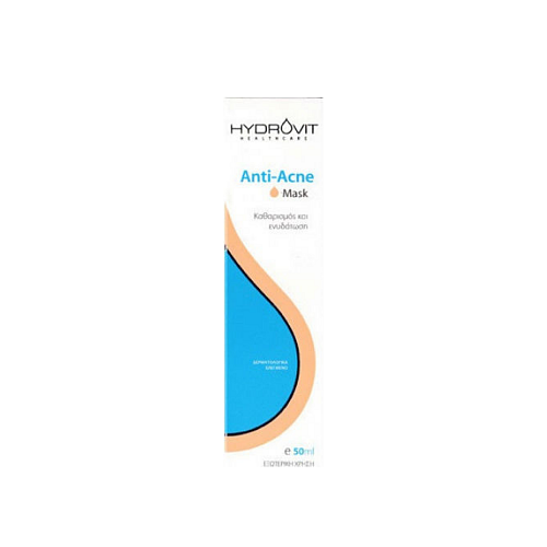 Target Pharma Hydrovit Anti Acne Μάσκα Ομορφιάς Προσώπου για Καθαρισμό Με Άργιλο & Νιασιναμίδη 50ml