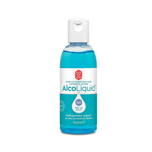 Vican Alcoliquid Αντισηπτικό Gel Χεριών 100ml Natural