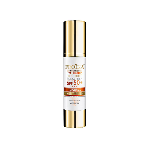 Froika Hyaluronic Silk Touch Sunscreen Tinted Light SPF 50+ με Υαλουρονικό Οξύ Φυσική Κάλυψη & Πολύ Υψηλή Αντηλιακή Προστασία, 50ml