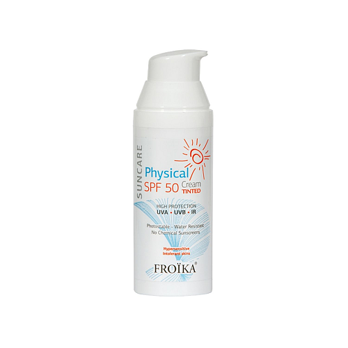 Froika Physical Tinted Cream Αντηλιακή Κρέμα Προσώπου SPF50 με Χρώμα 50ml