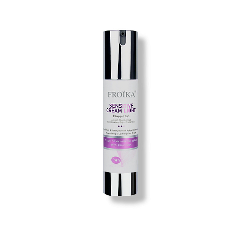 Froika Sensitive Light 24ωρη Ενυδατική Κρέμα Προσώπου με Υαλουρονικό Οξύ & Κολλαγόνο 50ml