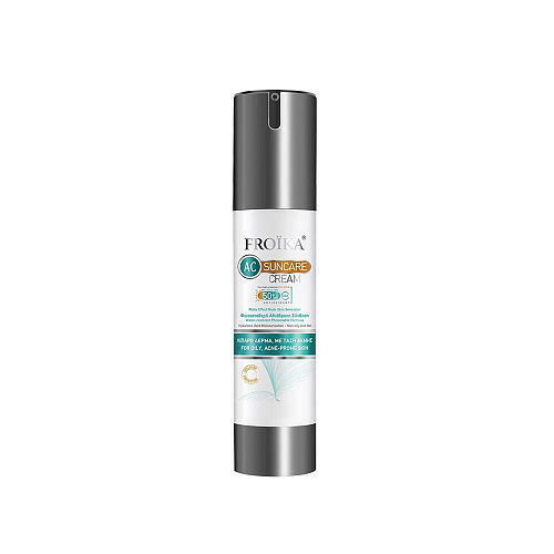 Froika AC Cream Αδιάβροχη Αντηλιακή Κρέμα Προσώπου SPF50 40ml