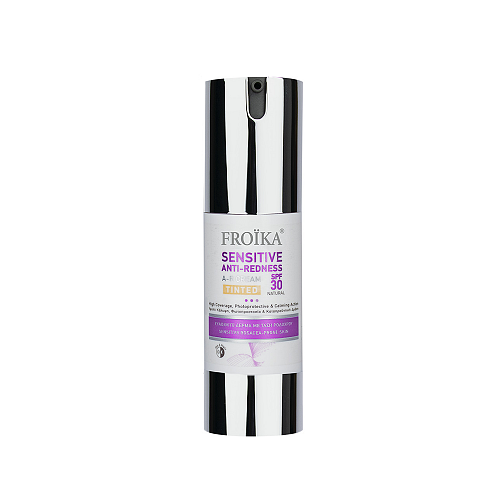 Froika Sensitive Anti-Redness Κρέμα Προσώπου Ημέρας με Χρώμα και SPF30 κατά της Ερυθρότητας με Υαλουρονικό Οξύ & Βιταμίνη C 30ml