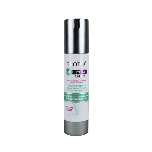 Froika AC Hydra 24ωρη Ενυδατική & Ρυθμιστική Κρέμα Προσώπου κατά της Ακμής με Υαλουρονικό Οξύ 50ml