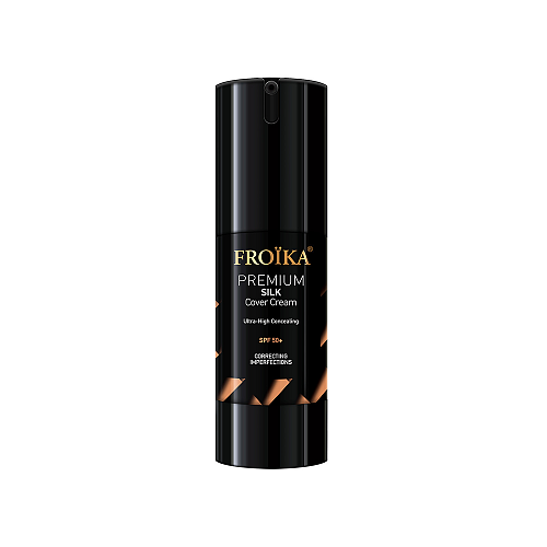 Froika Premium Silk Cover Κρέμα Προσώπου Ημέρας με Χρώμα και SPF50 για Ατέλειες & Ρύθμιση Λιπαρότητας 30ml