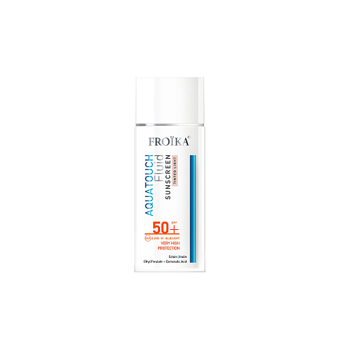 Froika Aquatouch Αντηλιακή Λοσιόν Προσώπου SPF50+ με Χρώμα 50ml