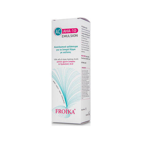 Froika AC AHA-10 24ωρο Αναπλαστικό & Ρυθμιστικό Γαλάκτωμα Προσώπου Ημέρας με SPF15 κατά των Ατελειών & της Ακμής με Υαλουρονικό Οξύ 125ml