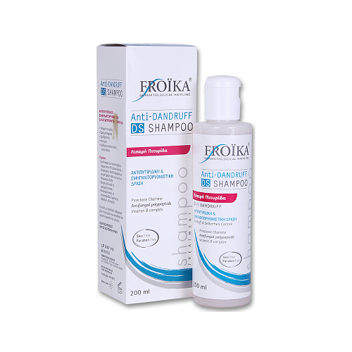 Froika Anti-Dandruff DS Σαμπουάν κατά της Πιτυρίδας & της Σμηγματορροϊκής Δερματίτιδας για Όλους τους Τύπους Μαλλιών 200ml