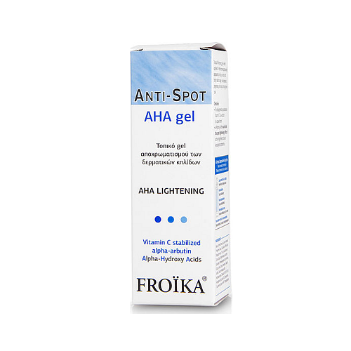 Froika Anti-Spot AHA 24ωρο Gel Προσώπου Ημέρας με SPF30 για Ενυδάτωση, Ατέλειες & Πανάδες με Βιταμίνη C 30ml