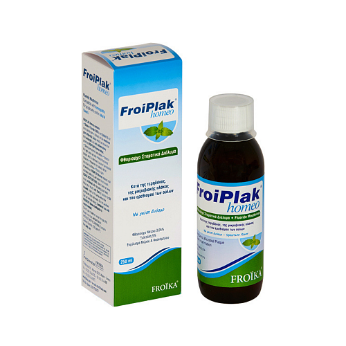 Froika Froiplak Homeo Spearmint Στοματικό Διάλυμα για την Ουλίτιδα & κατά της Πλάκας 250ml