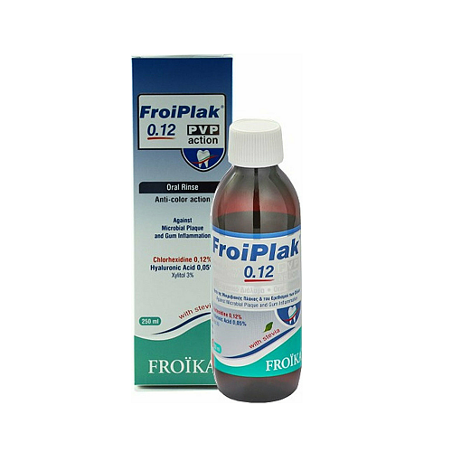 Froika Froiplak 0.12 Στοματικό Διάλυμα για την Ουλίτιδα & κατά της Πλάκας 250ml