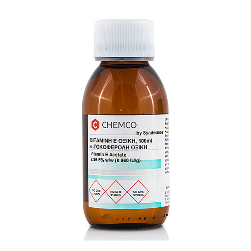 Chemco Vitamin E Acetate Βιταμίνη Ε Οξική Α-Τοκοφερόλη 100ml