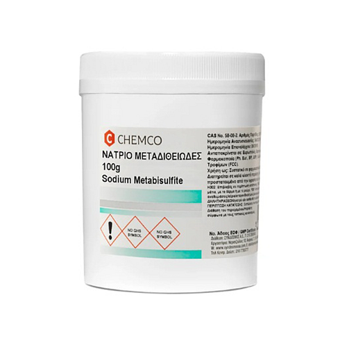 Chemco Νάτριο Μεταδιθειωδες 100gr