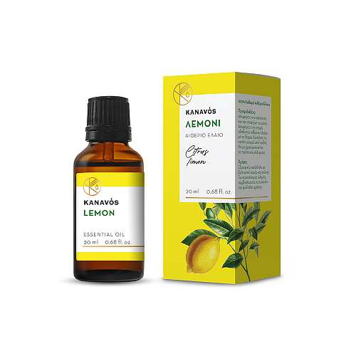 Kanavos Βιολογικό Αιθέριο Έλαιο Λεμόνι 20ml