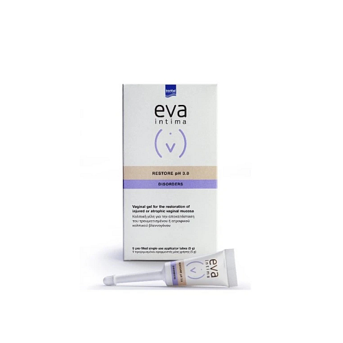InterMed Eva Intima Disorders Restore pH 3.8 Gel με Αντιμικροβιακή Δράση με Πρεβιοτικά & Υαλουρονικό 9 x 45gr