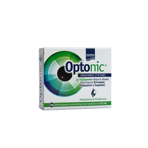 InterMed Optonic Οφθαλμικές Σταγόνες 10x0.5ml
