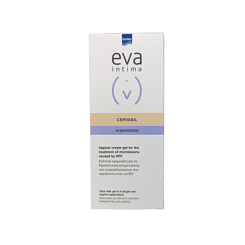 Intermed Eva Intima Cervasil Disorders Gel Κολπική Γέλη Κατά των Αλλοιώσεων από τον HPV 6 Κολπικοί Εφαρμοστές μιας Χρήσης 30ml