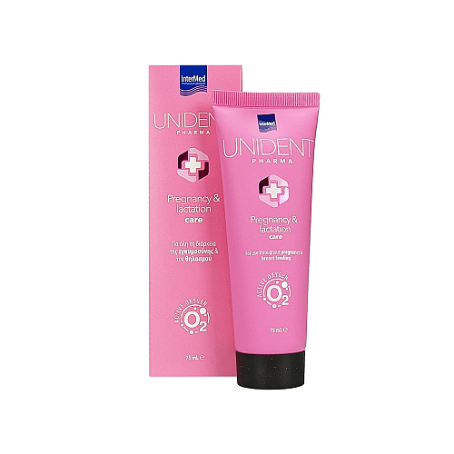 Intermed Unident Pharma Pregnancy & Lactation Care Οδοντόπαστα Κατάλληλη για Εγκυμοσύνη & Θηλασμό, 75ml