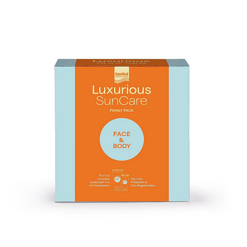 InterMed Luxurious Suncare Face & Body SPF30 Σετ με Αντηλιακό Προσώπου & Αντηλιακό Σώματος SPF30 2τμχ