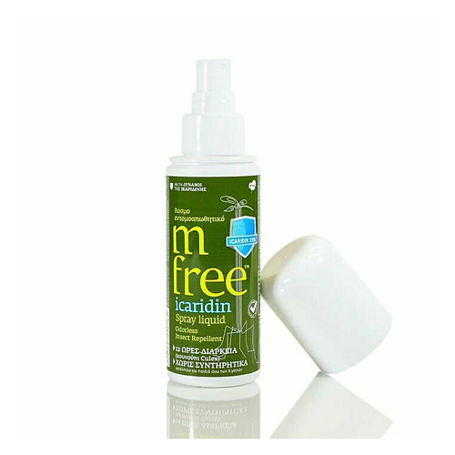 M Free Icaridin Άοσμο Εντομοαπωθητικό Spray Κατάλληλο για Παιδιά 80ml