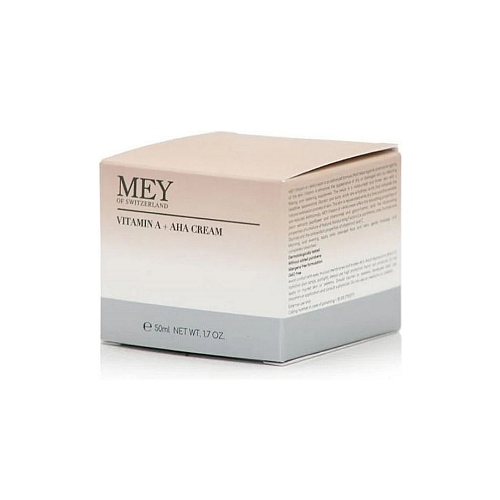 Mey Vitamin A + AHA 24ωρη Ενυδατική & Αντιγηραντική Κρέμα Προσώπου κατά των Ατελειών με Βιταμίνη C 50ml