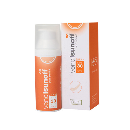 Vencil Sunoff CC Κρέμα Προσώπου Ημέρας με SPF30 κατά των Ατελειών με Υαλουρονικό Οξύ 50ml