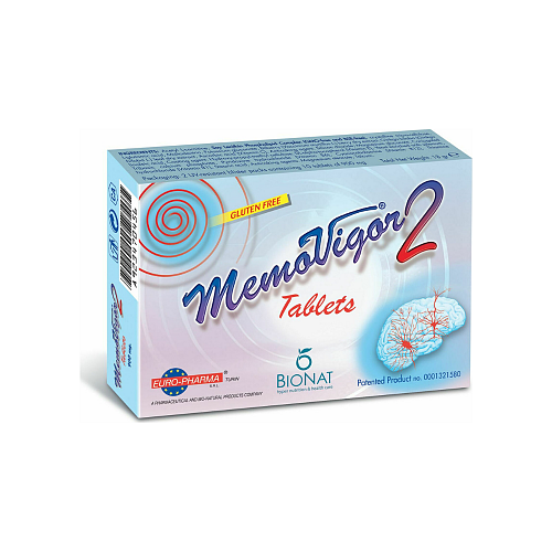 Bionat Memovigor 2 900mg Συμπλήρωμα για Μνήμη 20 ταμπλέτες