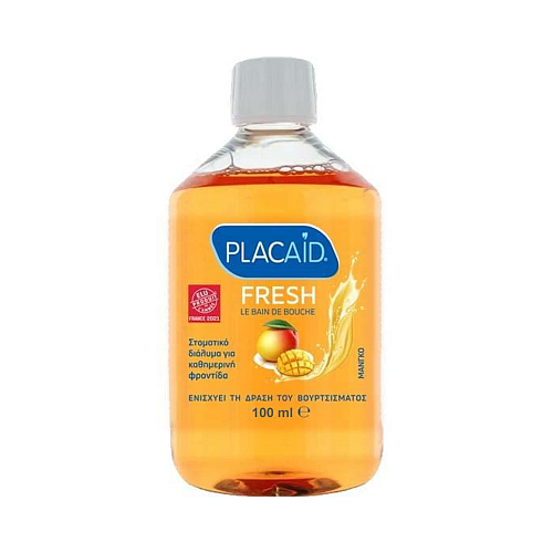 Plac Aid Fresh Μάνγκο Στοματικό Διάλυμα Καθημερινής Προστασίας 100ml