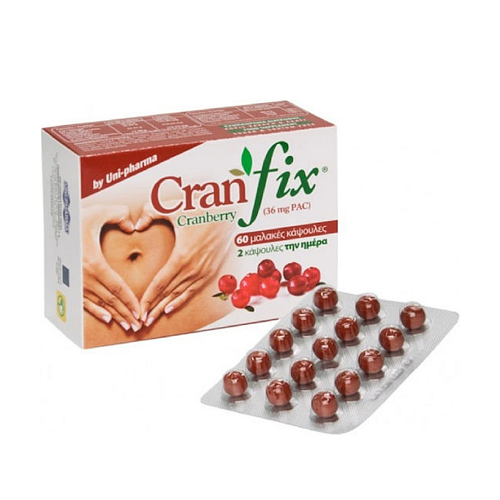 UNI-PHARMA Cranfix 60 μαλακές κάψουλες