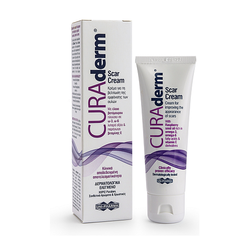 UNI-PHARMA CURAderm Κρέμα για Ουλές 50ml