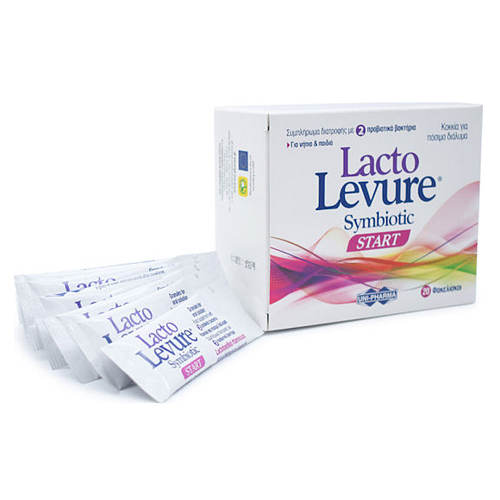 UNI-PHARMA Lacto Levure Symbiotic Start Συμπλήρωμα με Προβιοτικά για Παιδιά 20 φακελίσκοι