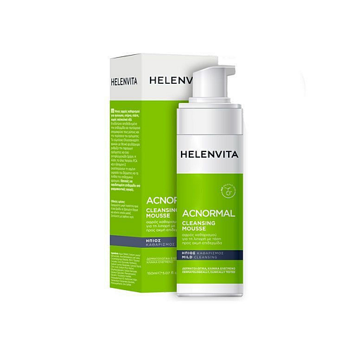 Helenvita ACNormal Cleansing Mousse Αφρός Καθαρισμού Προσώπου για Ακνεϊκές Επιδερμίδες 150ml