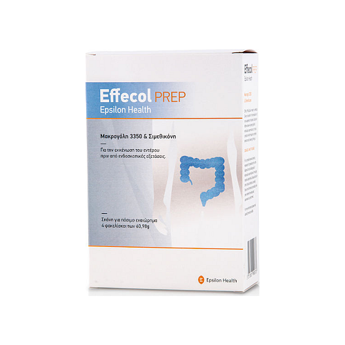 Epsilon Health Effecol Prep 3350 80mg Ειδικό Συμπλήρωμα Διατροφής 4 φακελίσκοi