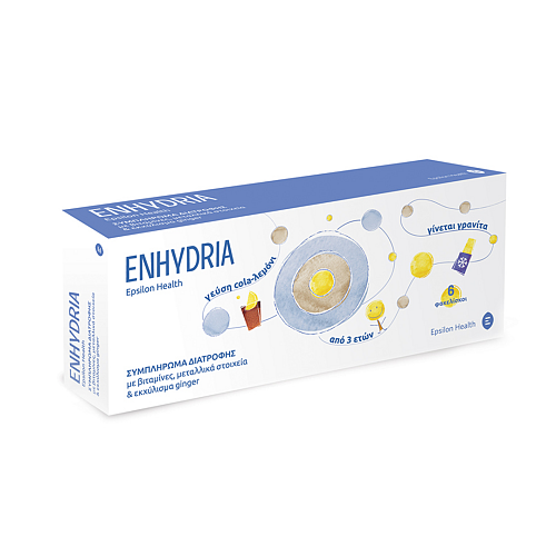 Epsilon Health Enhydria Συμπλήρωμα για την Ενίσχυση του Ανοσοποιητικού 6 x 15ml Cola Lemon