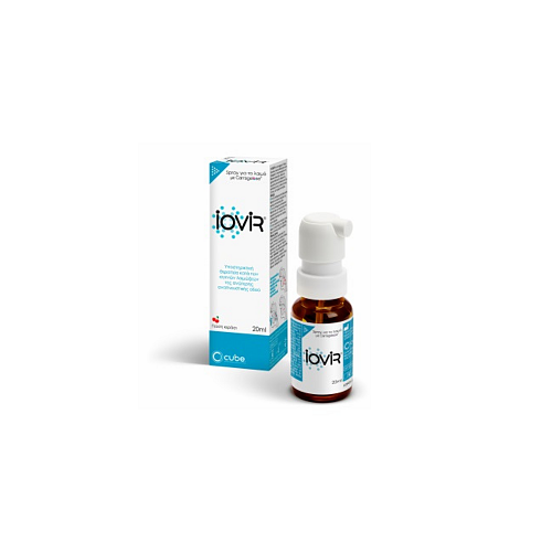 Cube Iovir Throat Spray για Παιδιά & Ενήλικες για Ξηρό Βήχα χωρίς Γλουτένη Κεράσι 20ml