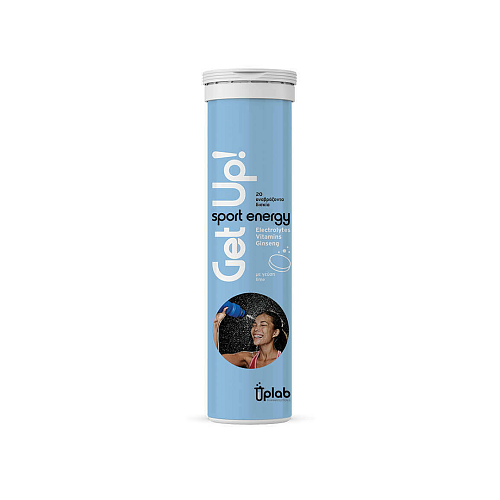 Uplab Pharmaceuticals Get Up! Sport Energy Ειδικό Συμπλήρωμα Διατροφής 20 αναβράζοντα δισκία