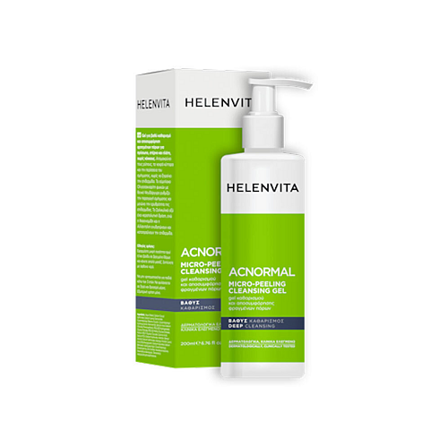 Helenvita Acnormal Gel Καθαρισμού Προσώπου για Ακνεϊκές Επιδερμίδες 200ml