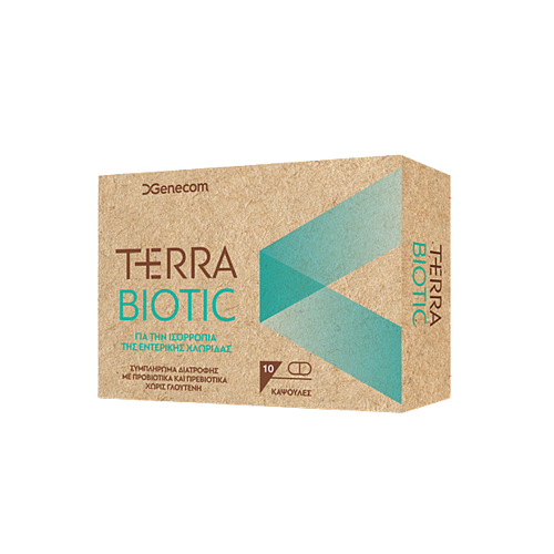 Genecom Terra Biotic Συμπλήρωμα με Προβιοτικά & Πρεβιοτικά 10 κάψουλες