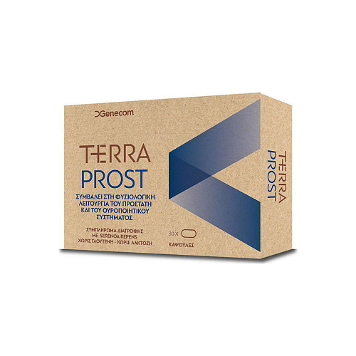 Genecom Terra Prost Συμπλήρωμα για την Υγεία του Προστάτη 30 κάψουλες