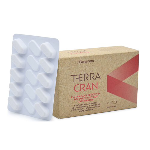 Genecom Terra Cran Ειδικό Συμπλήρωμα Διατροφής 30 ταμπλέτες